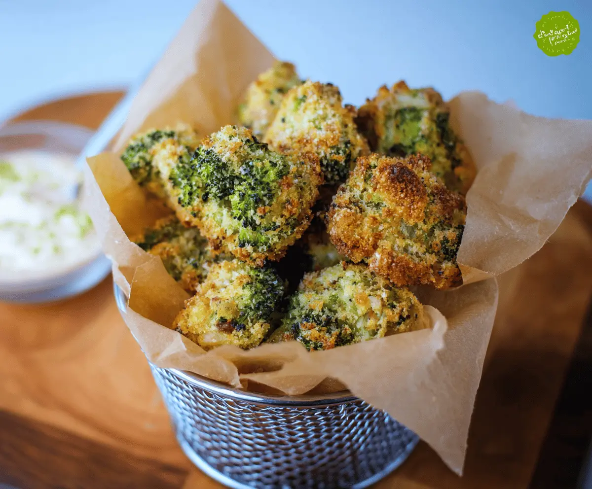 Crispy Broccoli Cheddar Popper