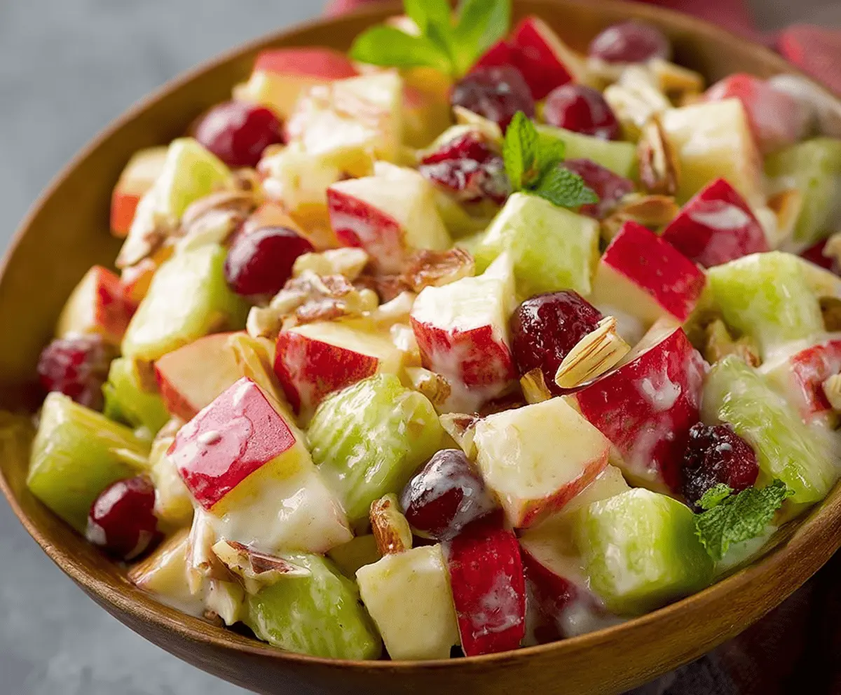Delicious Apple Fruit Salad 