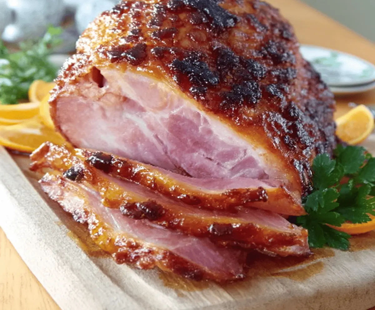 Maple-Glazed Ham