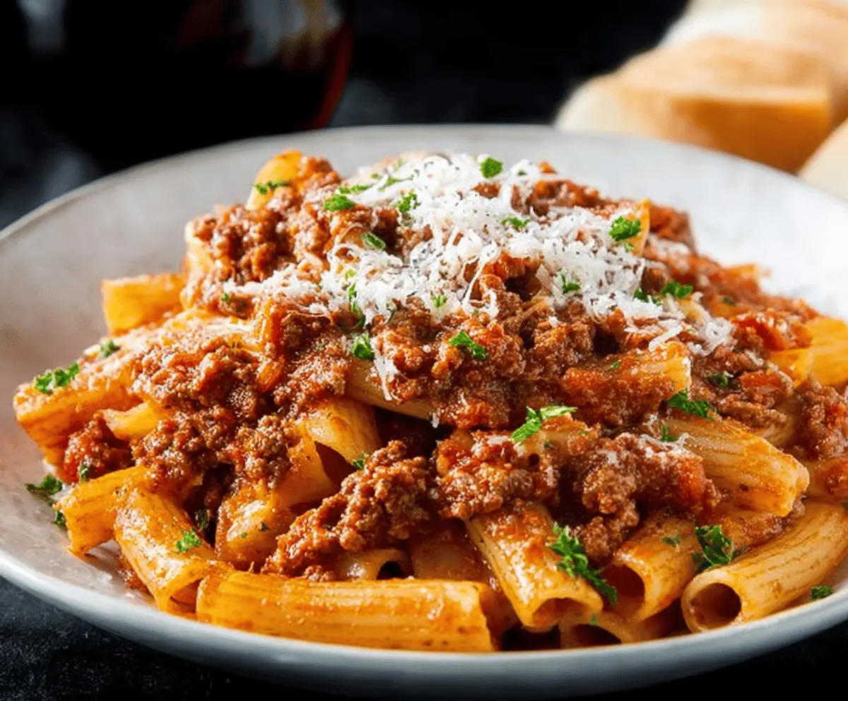 Pasta Bolognese Classic Italian