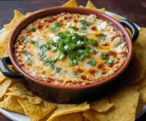 Creamy homemade bean dip served in a bowl with fresh tortilla chips, garnished with chopped cilantro and shredded cheese, perfect for snacking or parties.