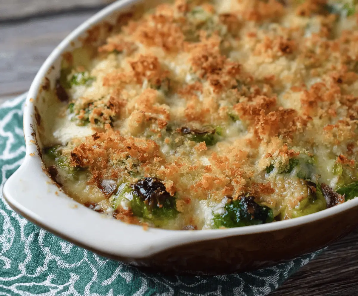 Brussels Sprouts Gratin