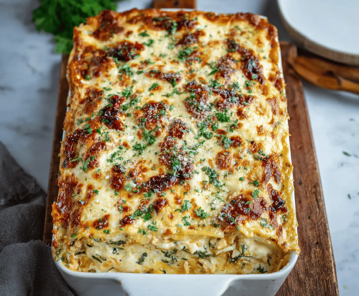 Marry Me Chicken Lasagna