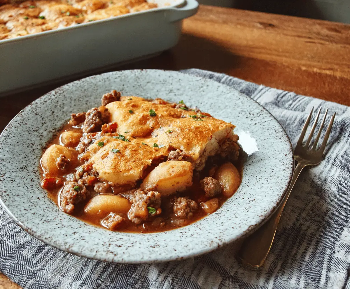 Simple Sausage Casserole
