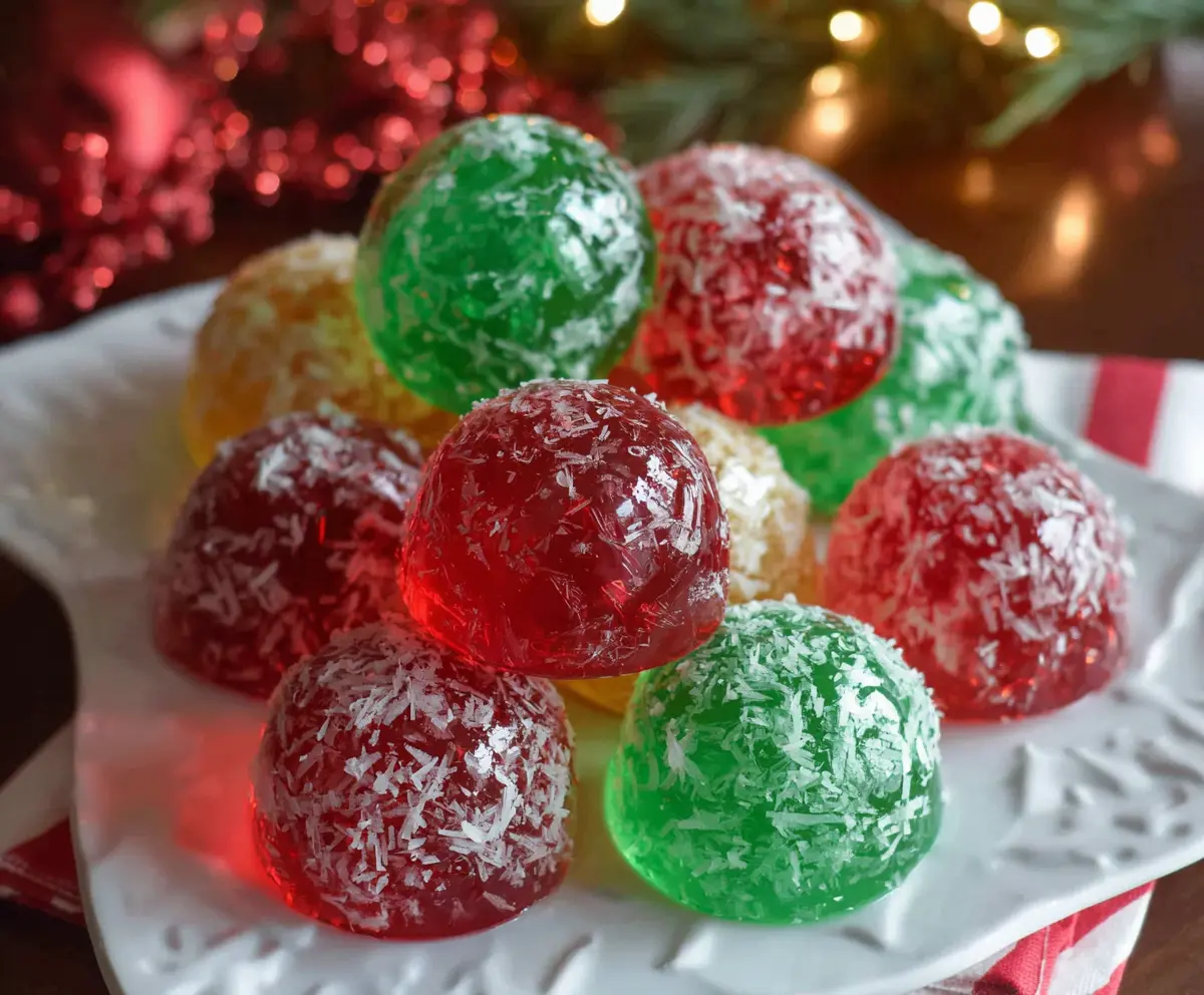 Christmas Jello Balls Recipe