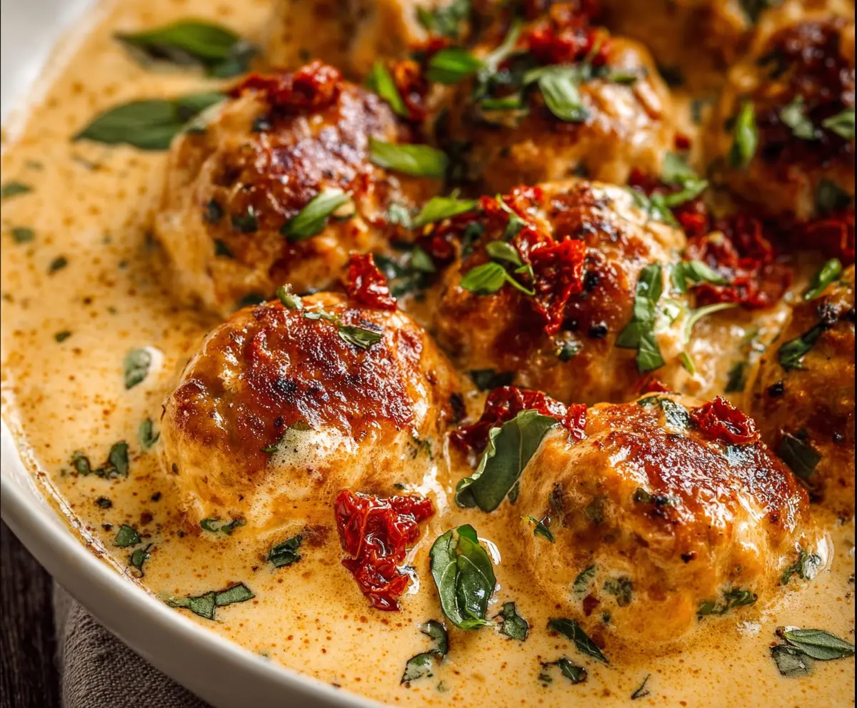 Creamy Marry Me Chicken Meatballs