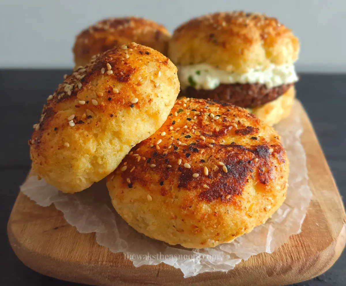 Egg Free High Protein Keto Cottage Cheese Buns