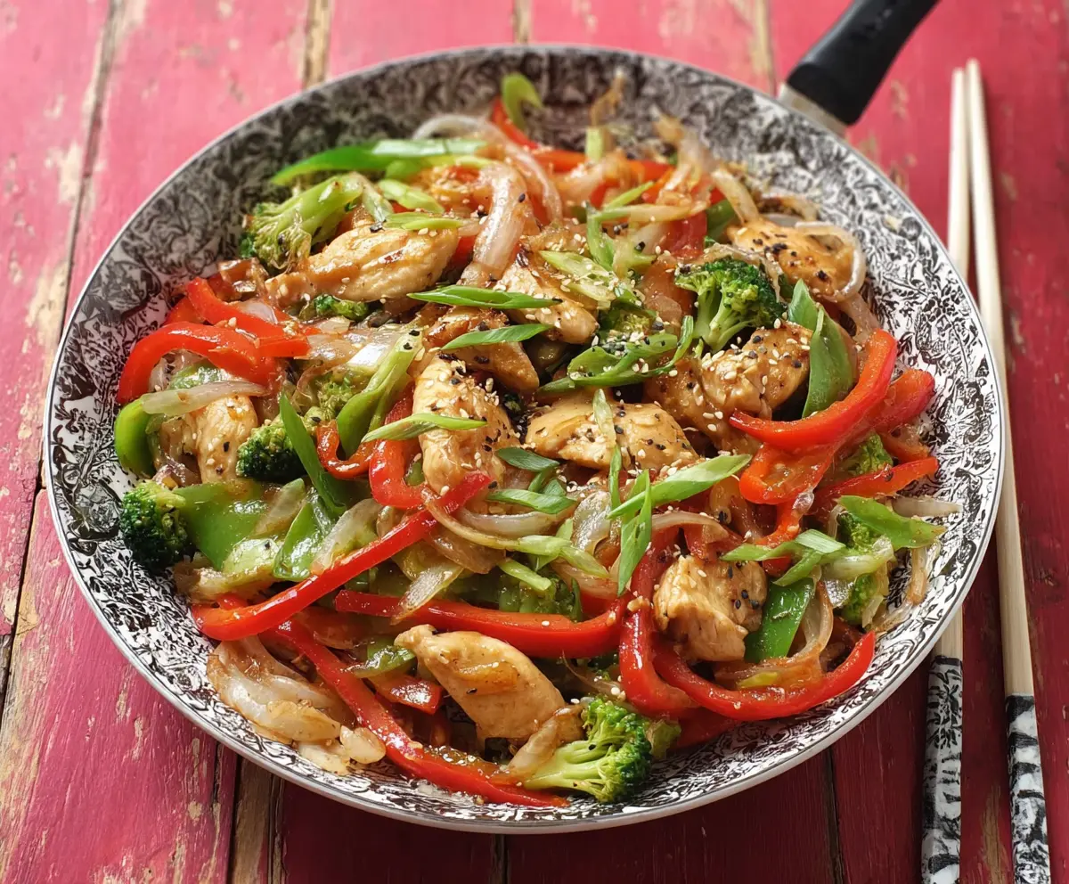 Garlic Chicken Stir Fry