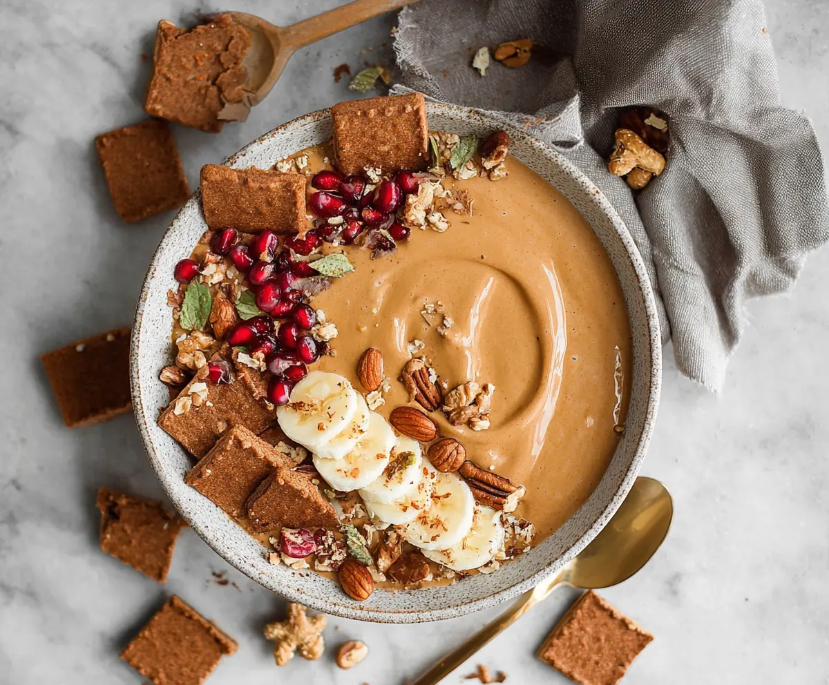 Gingerbread Smoothie Bowl