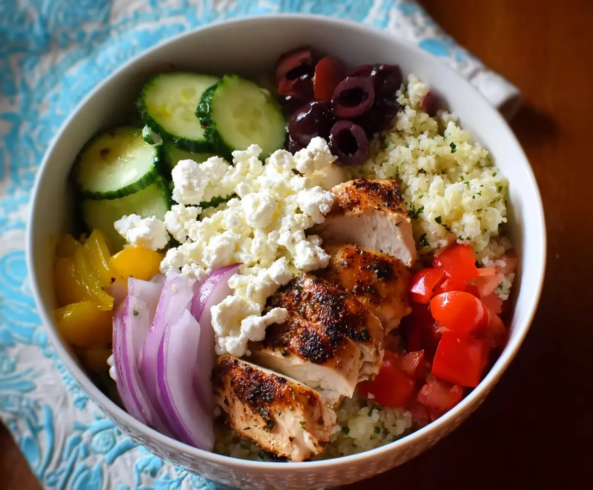Greek Chicken Bowls
