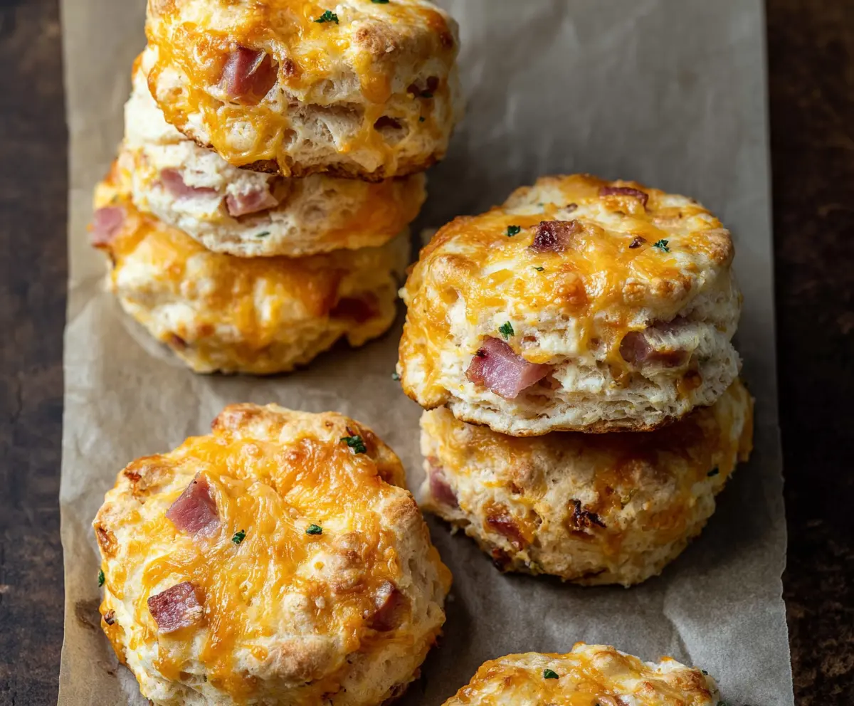 Ham & Cheese Biscuits