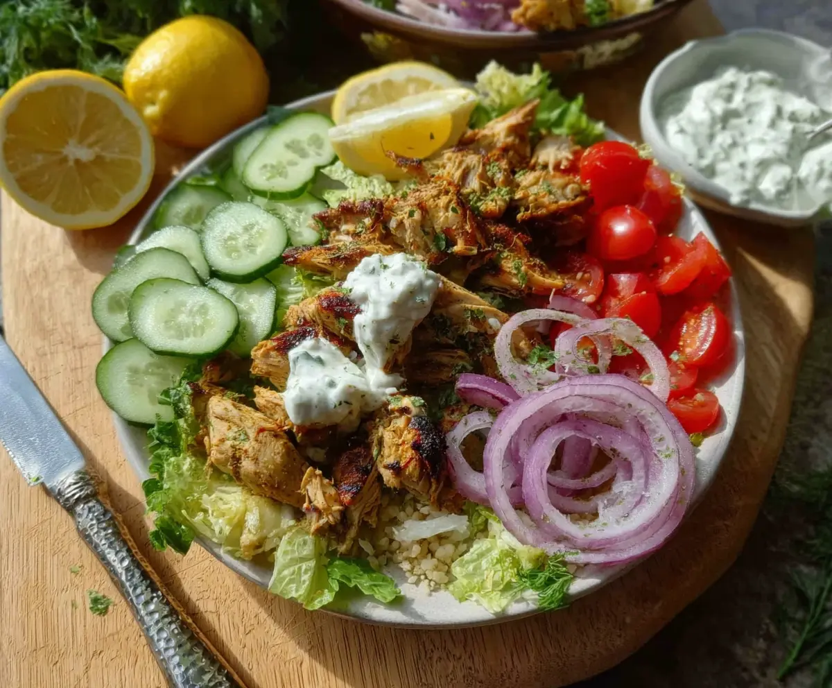Healthy Chicken Shawarma Bowls