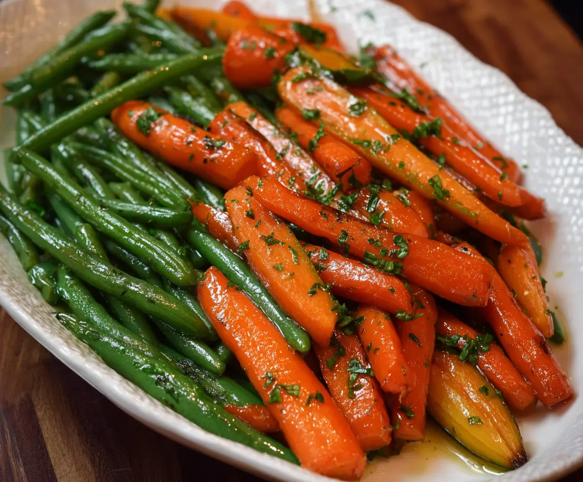 Honey Glazed Carrots & Green Beans