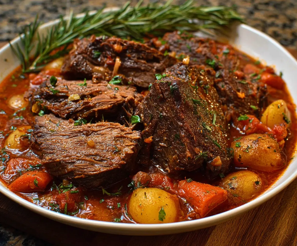 Italian Pot Roast (Straccato)