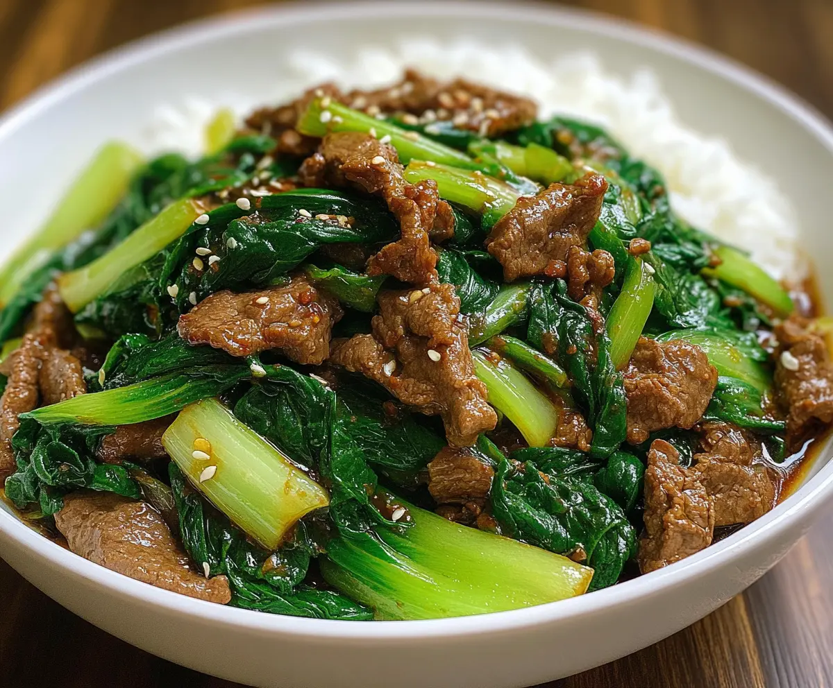 The Best Bok Choy Stir-Fried Beef Dish