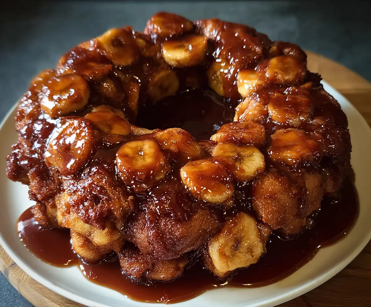 Bananas Foster Monkey Bread