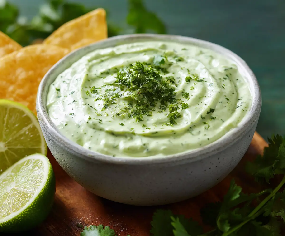 Creamy Avocado Cilantro Lime Dip