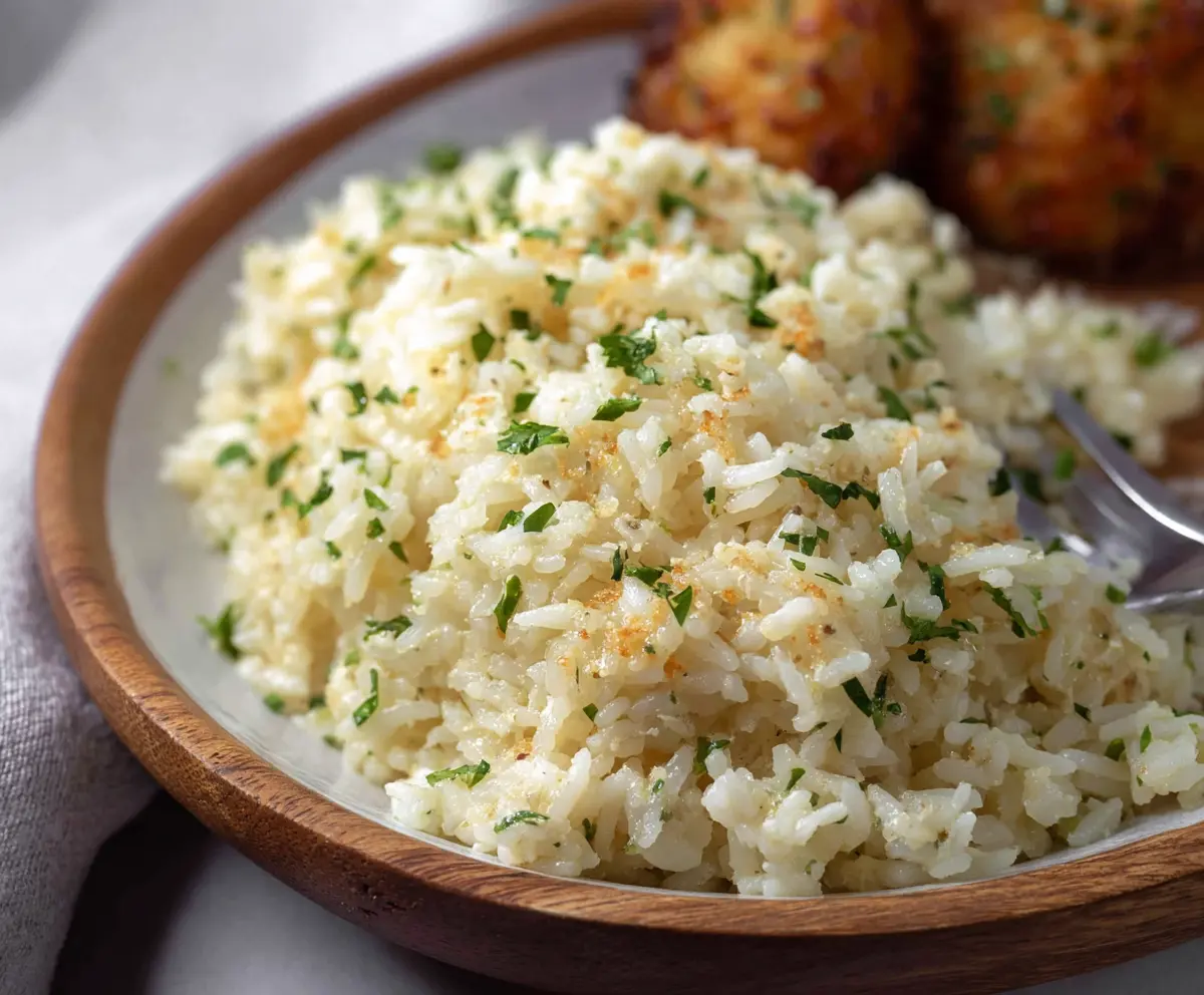 Garlic Parmesan Rice