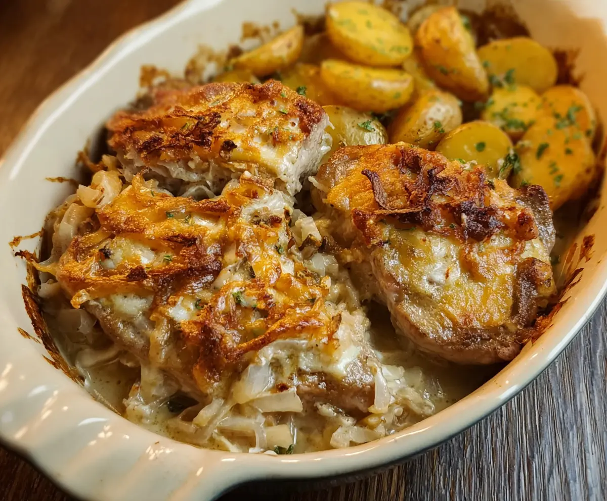 Pork Chop Potato Casserole