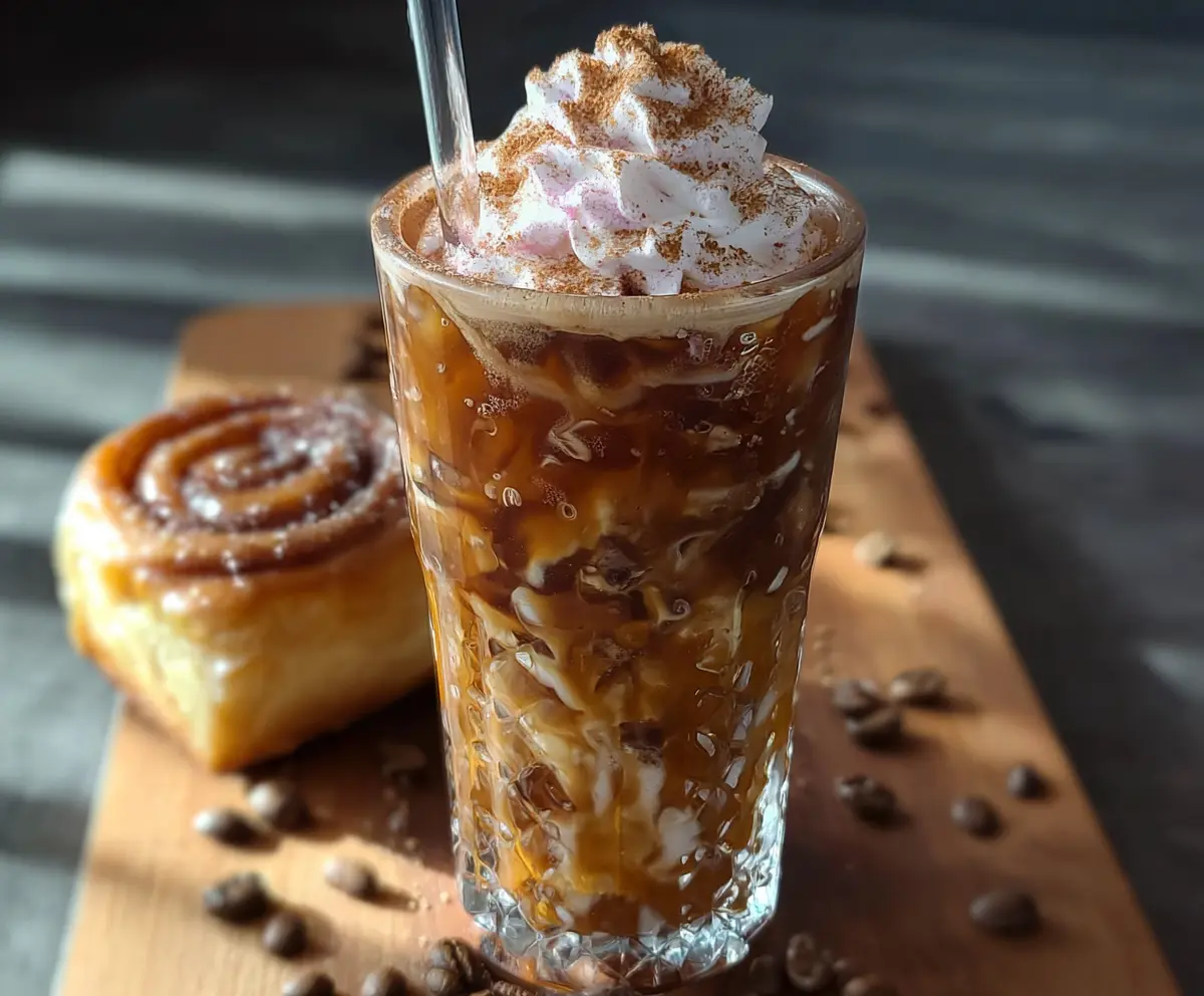 Creamy Cinnamon Roll Cold Brew Bliss