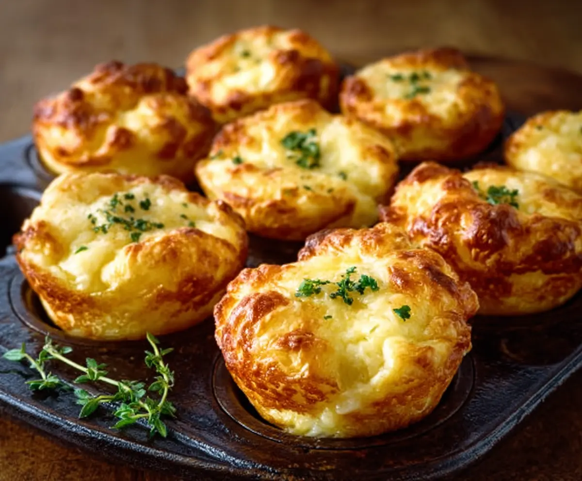 Creamy Potato Puffs with Cheese Delight