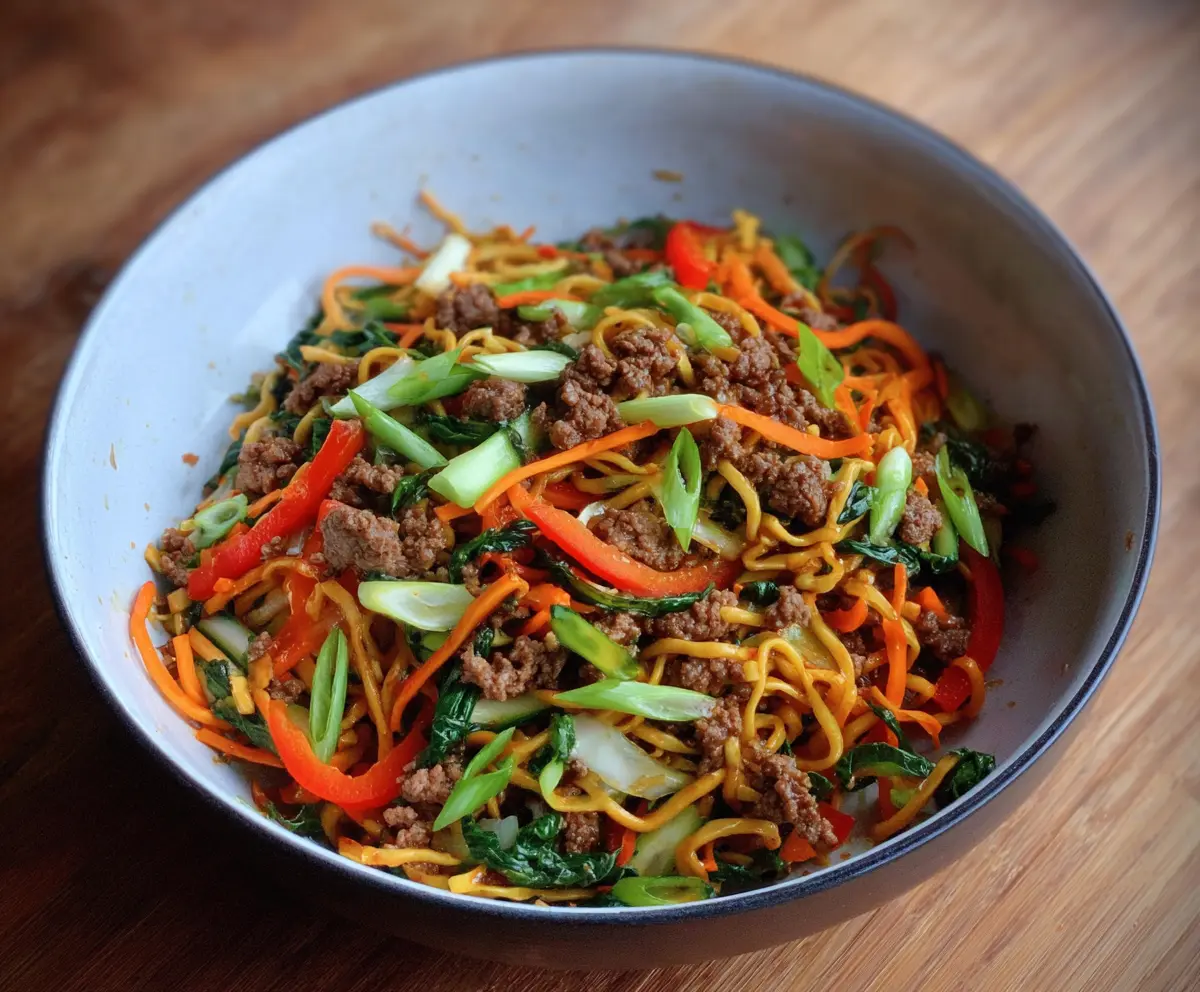 Ground Beef Chow Mein (Whole30)