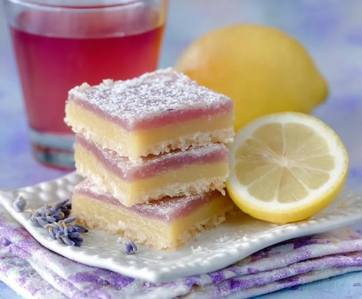 Lavender Lemon Bars Recipe