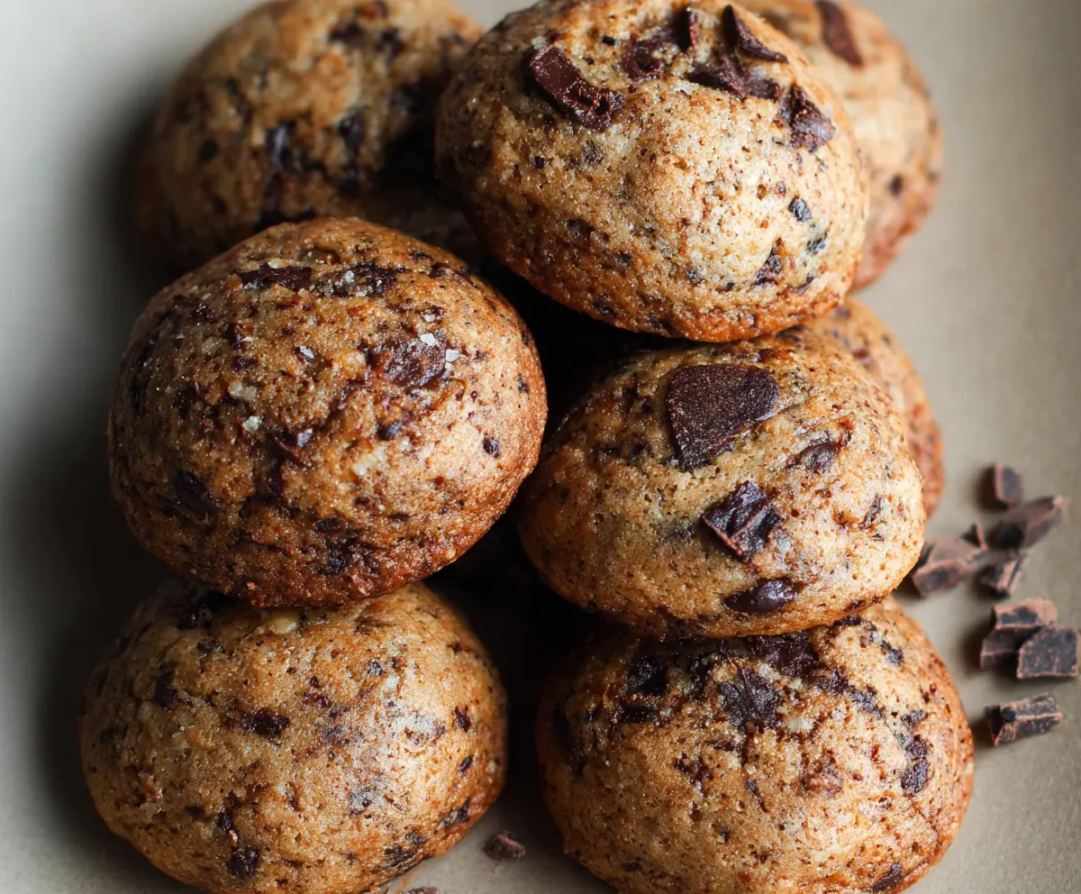 Delicious Vietnamese cinnamon chocolate chip cookies with rich chocolate chunks and aromatic cinnamon on a baking tray.