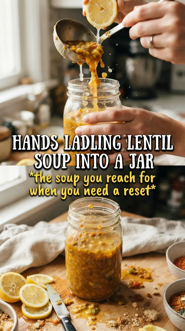 Healing Golden Lemon Lentil Soup golden silky bright